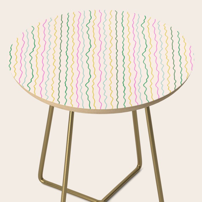 Rainbow Stripes Side Table Gallery Image 2