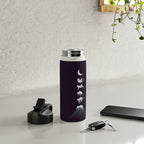 Cat Landscape 103: Falling Cat Moon Water Bottle Gallery Image 4