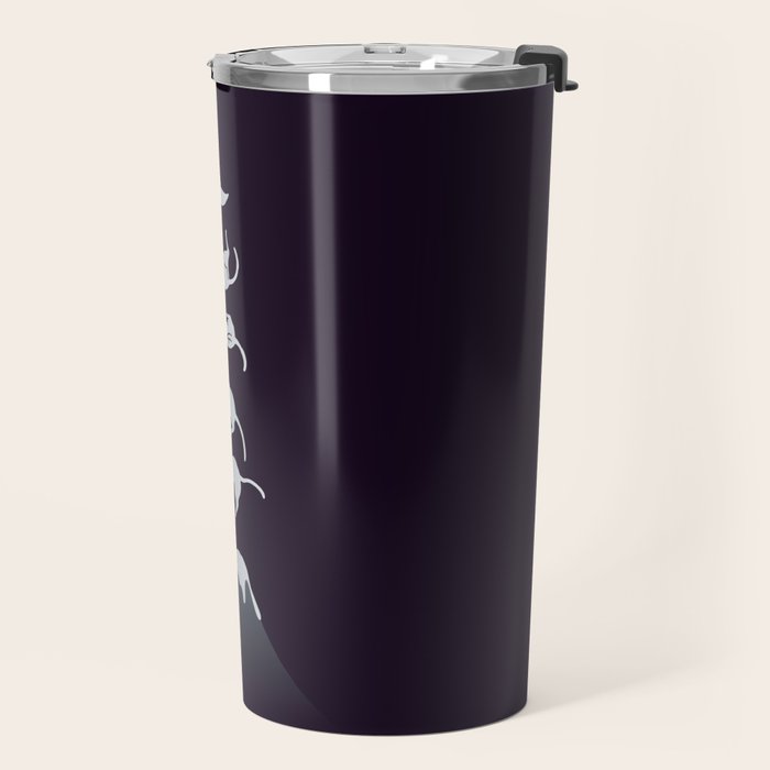 Cat Landscape 103: Falling Cat Moon Travel Mug Gallery Image 2