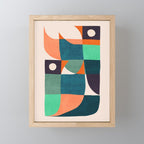 Two birds dancing Mini Art Print Gallery Image 1
