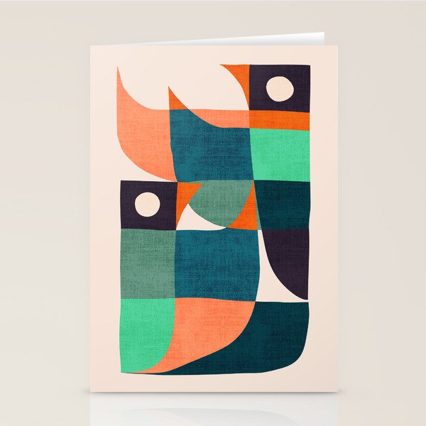 Two birds dancing Stationery Card Gallery Image 1