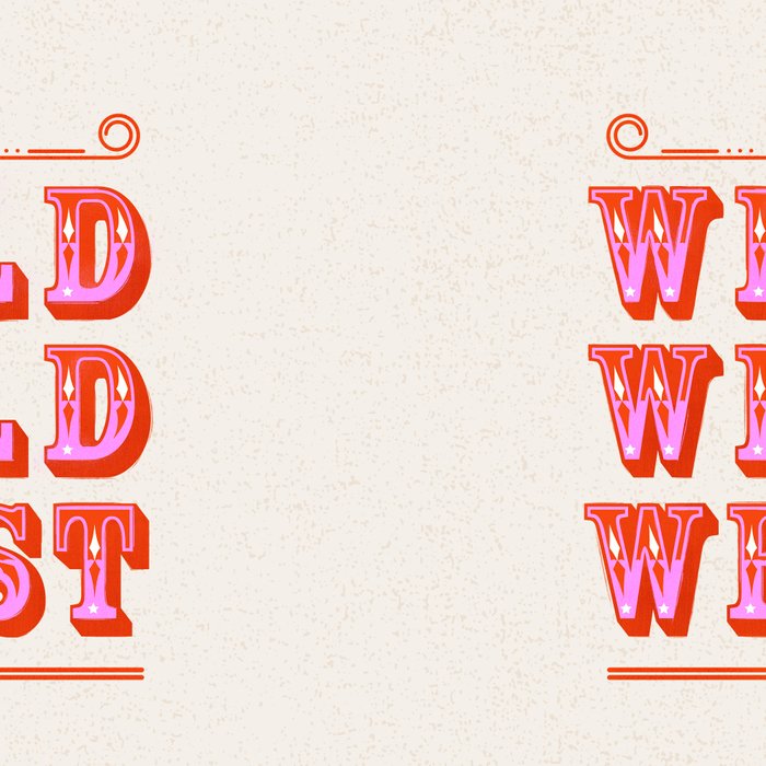 Wild Wild West Cowboy Typography Coffee Mug Gallery Image 2