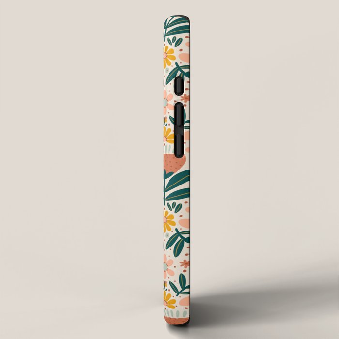 Pretty Floral - Earth Colors iPhone Case Gallery Image 2