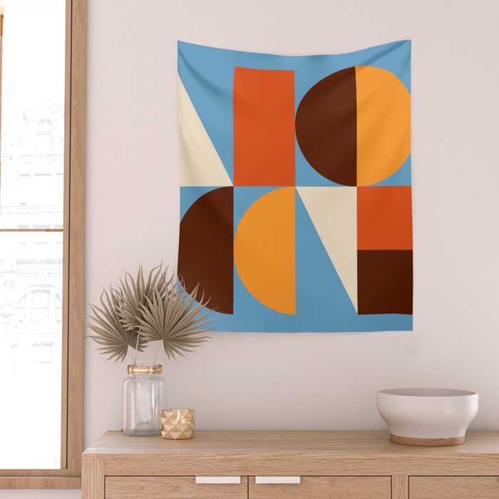 Mid Century 40B Wall Tapestry Gallery Image 2
