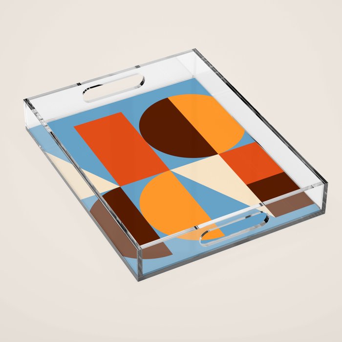 Mid Century 40B Acrylic Tray Gallery Image 1