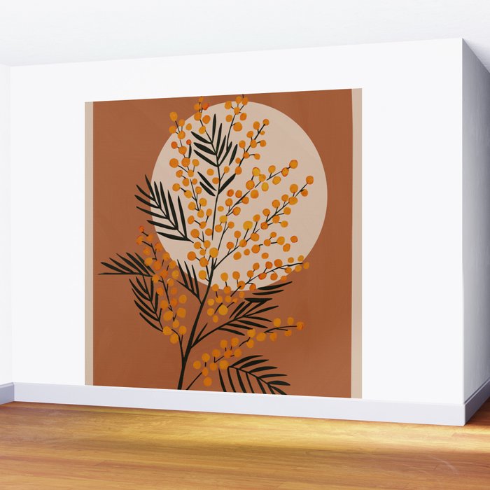The Mimosa 2 Wall Mural Gallery Image 2