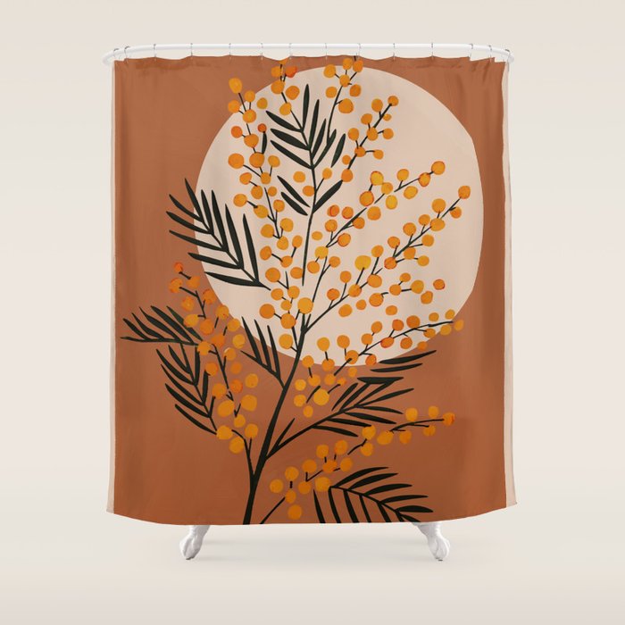 The Mimosa 2 Shower Curtain Gallery Image 1