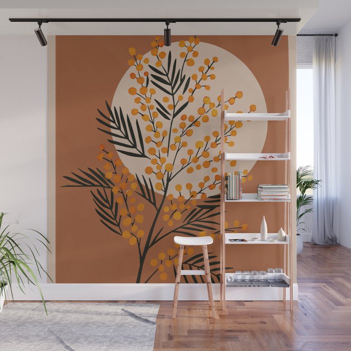 The Mimosa 2 Wall Mural Gallery Image 1