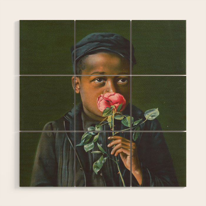 Vintage African American Art Wood Wall Art Gallery Image 1