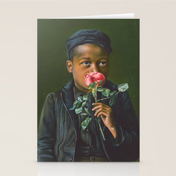 Vintage African American Art Stationery Card Gallery Image 1