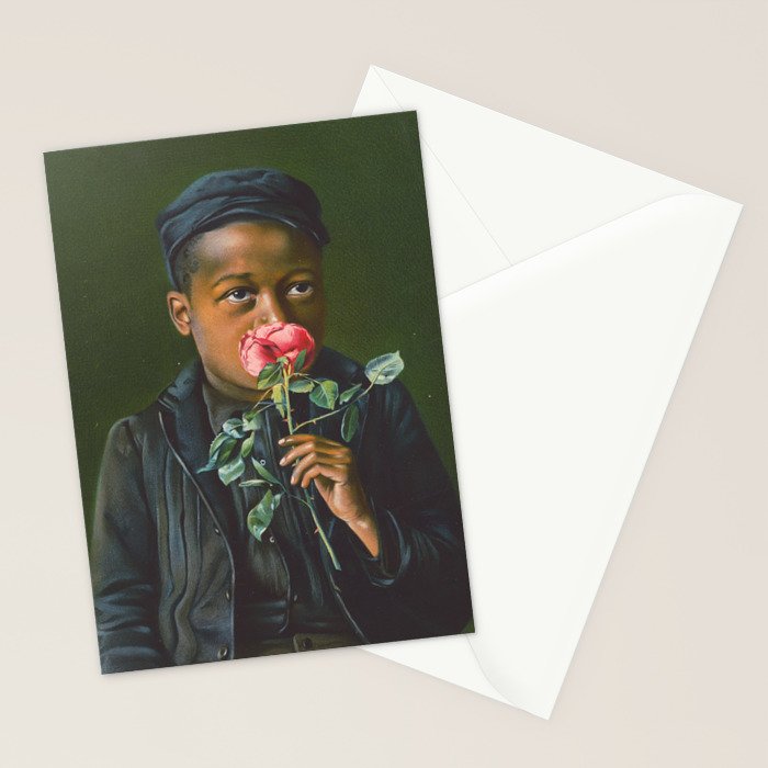 Vintage African American Art Stationery Card Gallery Image 2