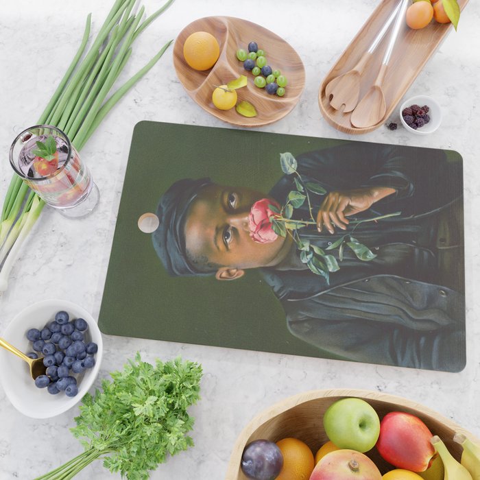Vintage African American Art Cutting Board Gallery Image 2