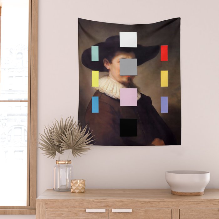 Portrait with a Spectrum 11 Wall Tapestry Gallery Image 2