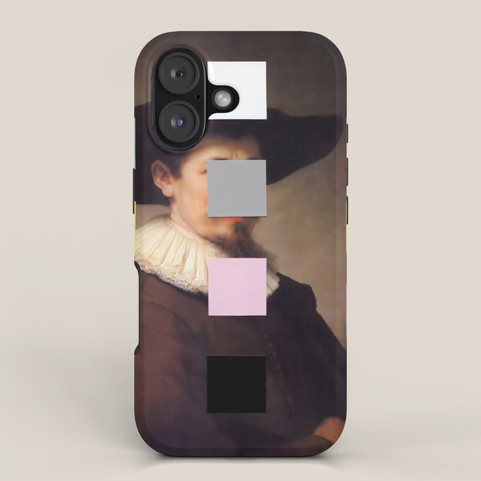 Portrait with a Spectrum 11 iPhone Case Gallery Image 1