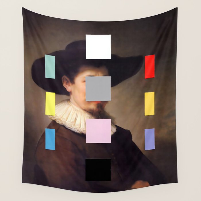 Portrait with a Spectrum 11 Wall Tapestry Gallery Image 1