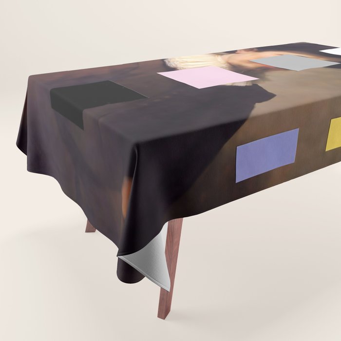 Portrait with a Spectrum 11 Tablecloth Gallery Image 1
