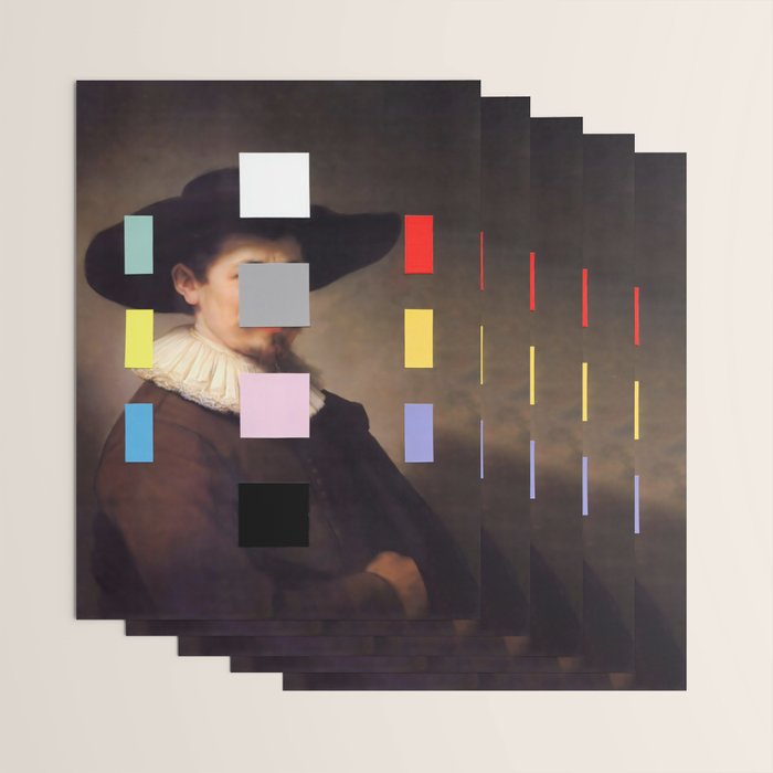 Portrait with a Spectrum 11 Wrapping Paper Gallery Image 3