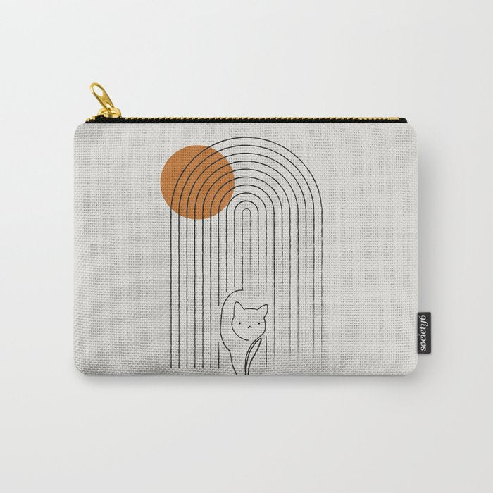 Cat Landscape 154 Carry All Pouch Gallery Image 1