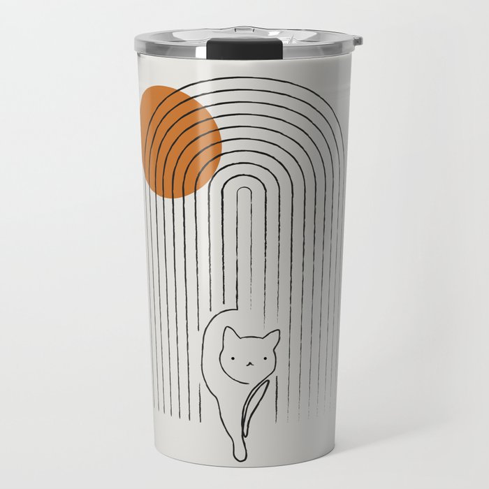 Cat Landscape 154 Travel Mug Gallery Image 1