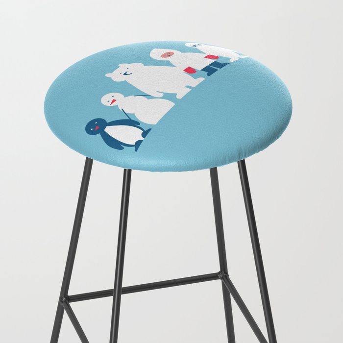 Winter friends Stool Gallery Image 2
