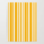 Classic Stripes XLV - Golden Yellow Poster Gallery Image 4
