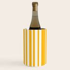 Classic Stripes XLV - Golden Yellow Wine Chiller Gallery Image 1