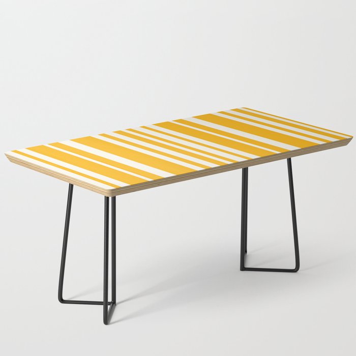 Classic Stripes XLV - Golden Yellow Coffee Table Gallery Image 1