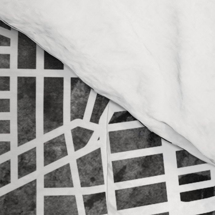 Washington DC City Street Map Comforter Gallery Image 4