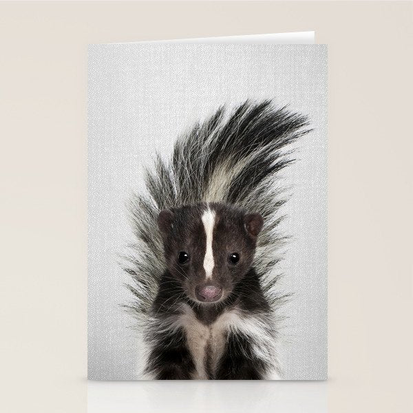 Skunk - Colorful Stationery Card Gallery Image 2