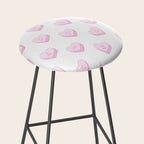 Pink love heart candy pattern Stool Gallery Image 2