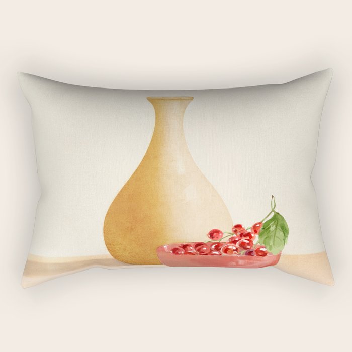 Cherries II Rectangular Pillow Gallery Image 1