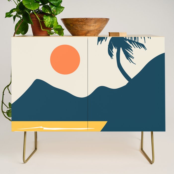Retro Landscape 02B Credenza Gallery Image 1