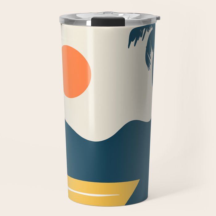 Retro Landscape 02B Travel Mug Gallery Image 1