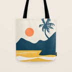 Retro Landscape 02B Tote Bag Gallery Image 1