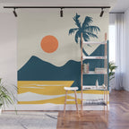 Retro Landscape 02B Wall Mural Gallery Image 1