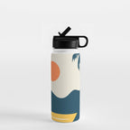 Retro Landscape 02B Water Bottle Gallery Image 1