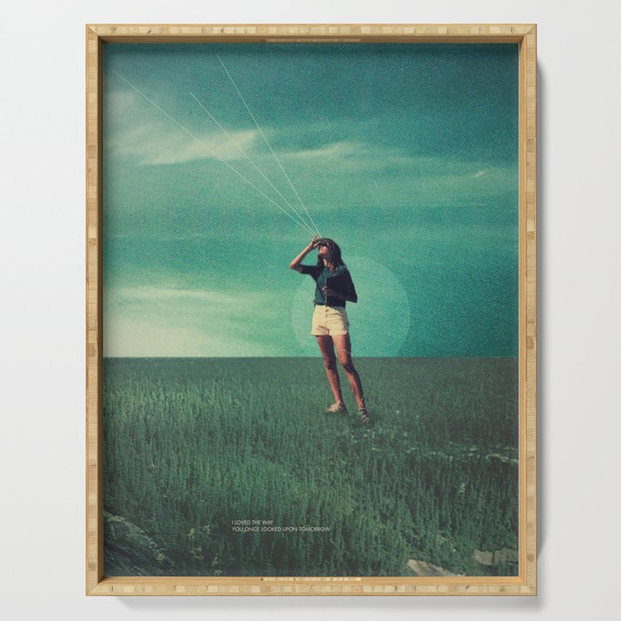 Loved the way You once looked upon Tomorrow Serving Tray Gallery Image 1