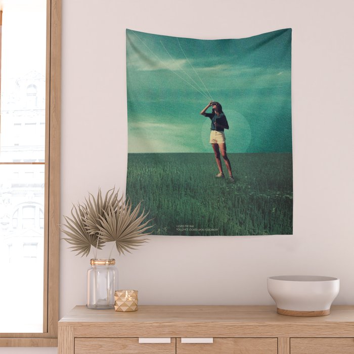 Loved the way You once looked upon Tomorrow Wall Tapestry Gallery Image 2