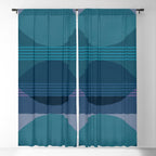 Abstraction_BLUE_LANDSCAPE_MOONLIGHT_NATURE_POP_ART_)521A Window Curtain Gallery Image 5