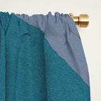 Abstraction_BLUE_LANDSCAPE_MOONLIGHT_NATURE_POP_ART_)521A Window Curtain Gallery Image 2