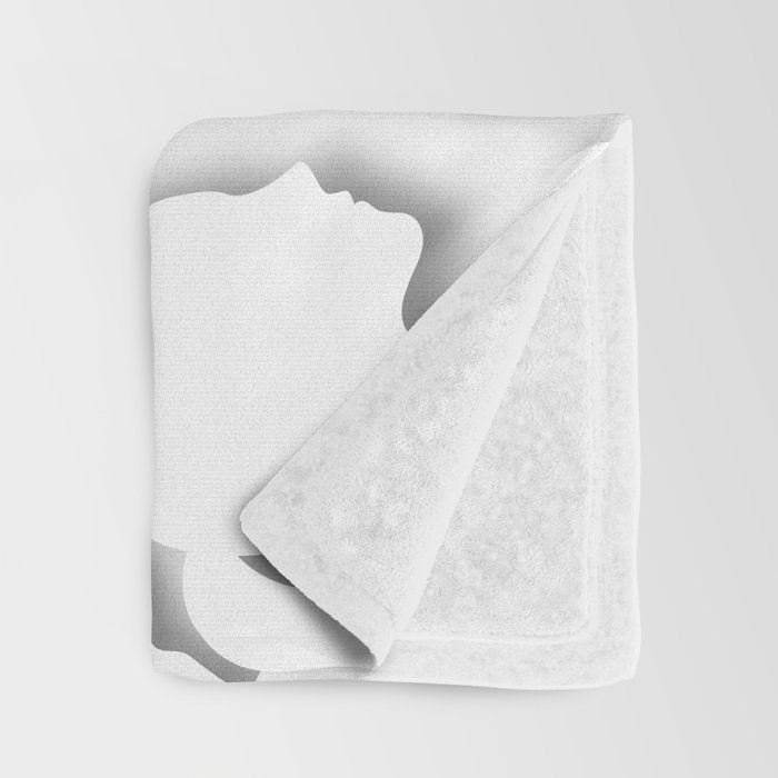 Diverse people paper cut crowd pattern Throw Blanket Gallery Image 3
