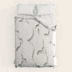 Diverse people paper cut crowd pattern Comforter Gallery Image 6