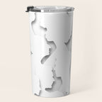 Diverse people paper cut crowd pattern Travel Mug Gallery Image 3