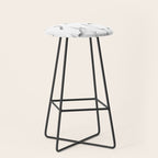 Diverse people paper cut crowd pattern Stool Gallery Image 1