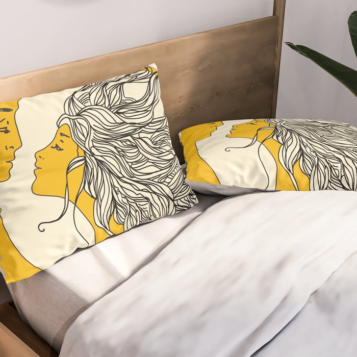 Sun and Moon Pillow Sham Gallery Image 2