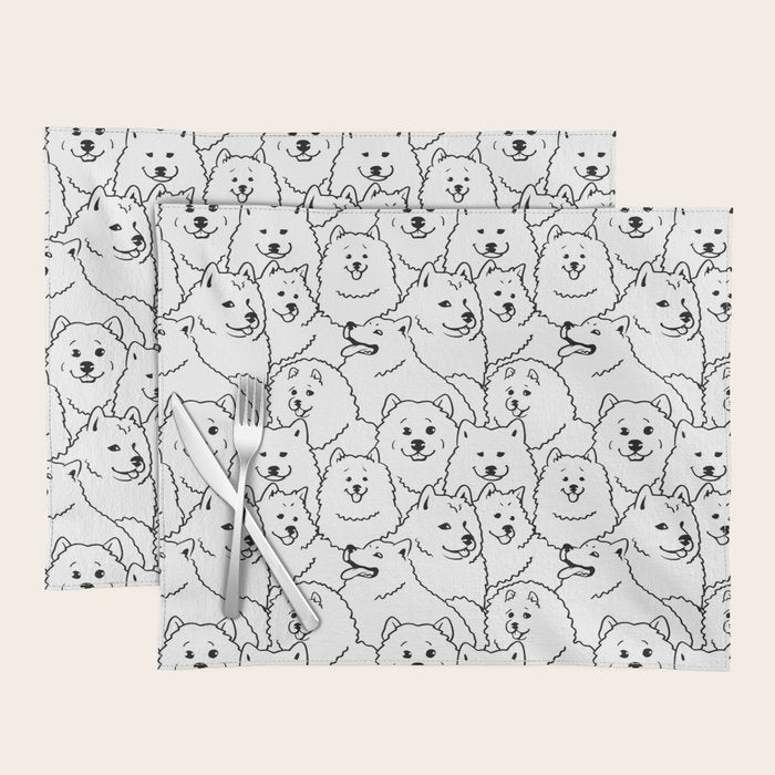 Oh Samoyed Placemat Gallery Image 1