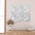 Oh Samoyed Wall Tapestry Gallery Image 2