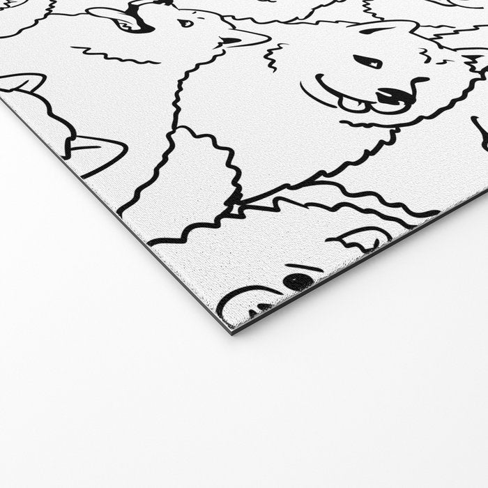 Oh Samoyed Welcome Mat Gallery Image 2