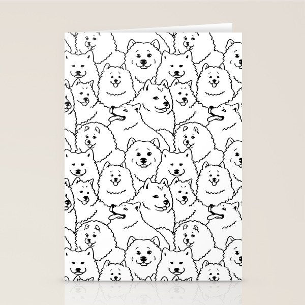 Oh Samoyed Stationery Card Gallery Image 2