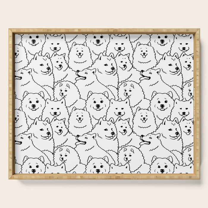 Oh Samoyed Serving Tray Gallery Image 1